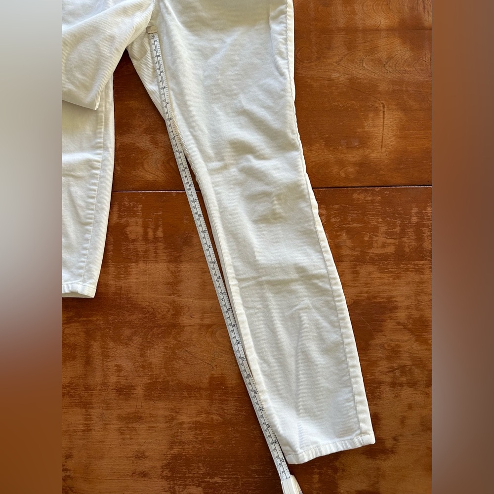 NYDJ Alina Corduroy Winter White Legging Jeans 0P - Picture 10 of 16